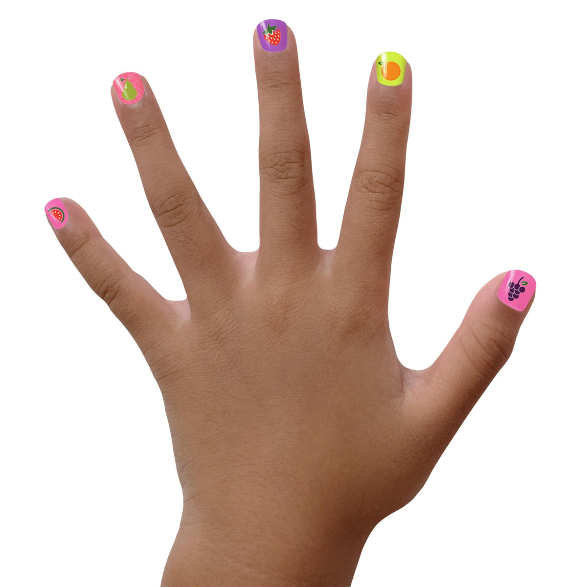 Piggy Paint Nail Polish, Non-Toxic - Cutie Fruity (4 Color + Nail Art Set)