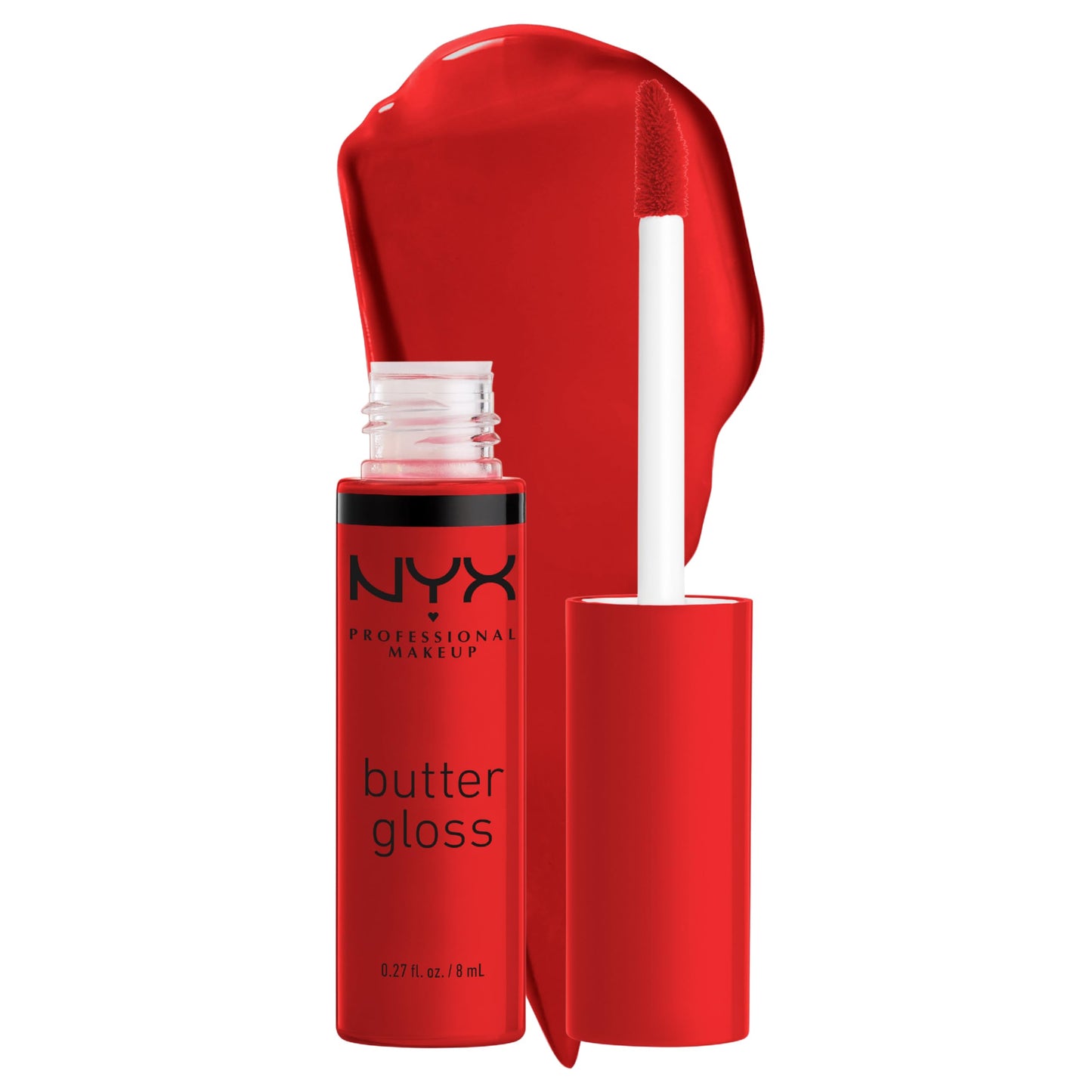 NYX PROFESSIONAL MAKEUP Butter Gloss, Non-Sticky Lip Gloss - Apple Crisp (Modern Red) Beauty & Personal Care NYX PROFESSIONAL MAKEUP
