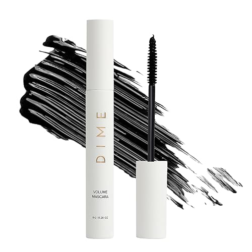 DIME Beauty Volume Mascara - Smudge-Proof Tubing Mascara for Fuller, Thicker Lashes, Adds Volume & Length, Black 0.28 oz / 8 g Beauty & Personal Care DIME