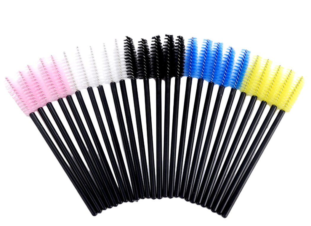 Xiaoyu 100PCS Disposable Mascara Wands Eyelash Applicator Eyebrow Brush - White Beauty & Personal Care XIAOYU