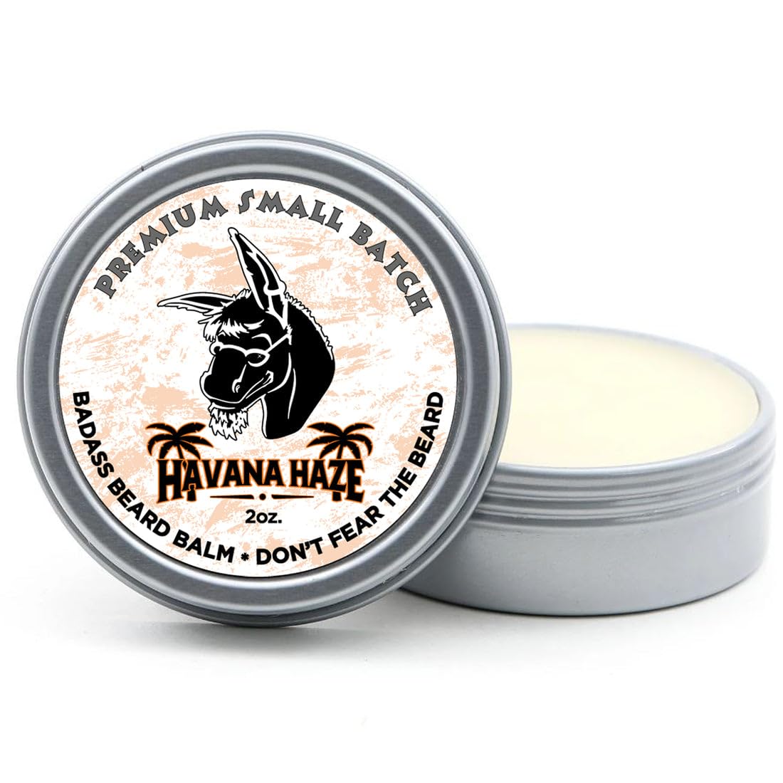 Badass Beard Care Beard Balm - The Havana Haze, 2 Ounce - All Natural Ingredients, Keeps Beard and Mustache Full, Soft and Healthy, Reduce Itchy Beauty and Personal Care Badass Beard Care