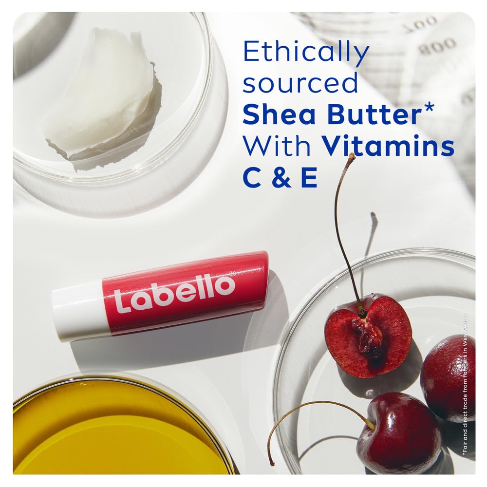 Labello Cherry and Fruity Lip Balm Beauty and Personal Care Labello