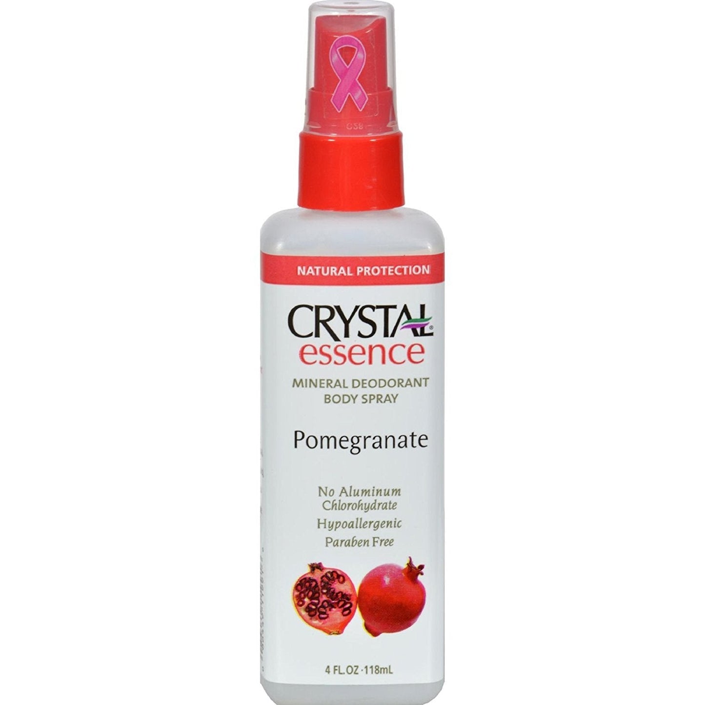 Crystal Essence Mineral Deodorant Body Spray, Pomegranate 4 oz (Pack of 3) Beauty and Personal Care Crystal Essence