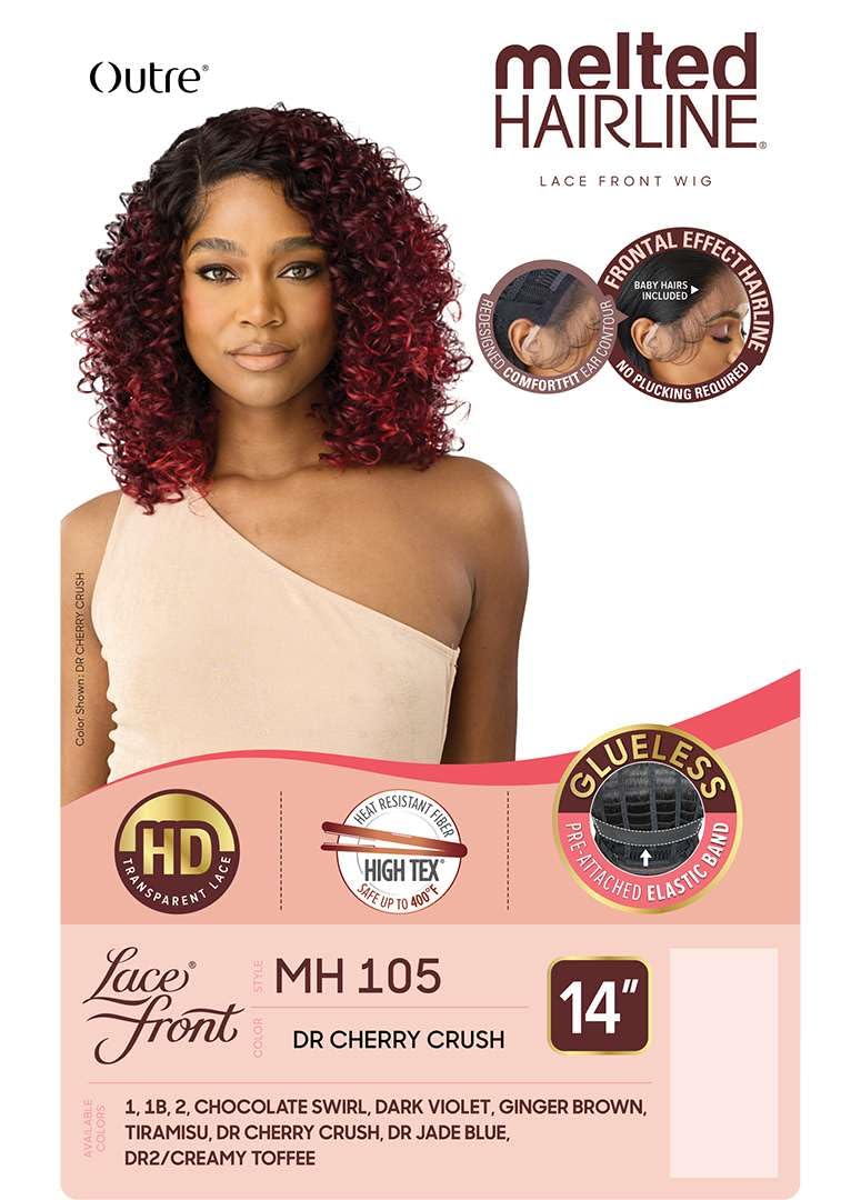 Outre Lace Front Wig - Melted Hairline - MH 105 (DR JADE BLUE)