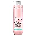 Olay Super Serum Body Wash for Sensitive Skin, 24hr Long Lasting Hydration, 5+ Ingredient Complex for Bright Even Firm Luminous Skin, 20 fl oz Beauty & Personal Care Olay