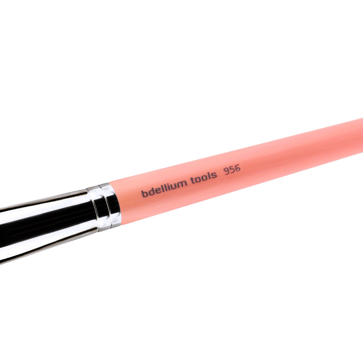 Bdellium Tools Professional Makeup Brush - Pink Bambu Series 956 Slanted Precision Kabuki - With Soft Synthetic Fibers, For Perfect Complexion (Pink