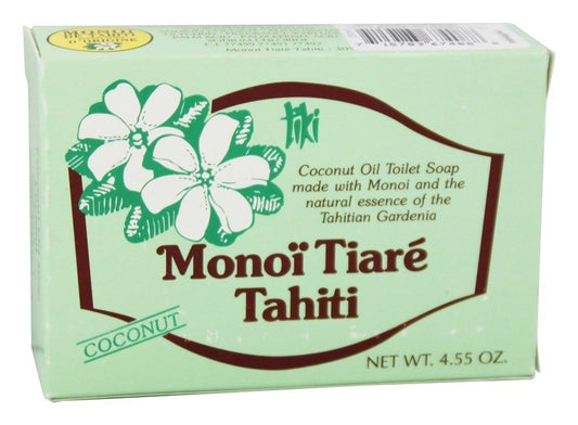 MONOI Tiare Soap Bar Coconut 4.6 OZ Beauty & Personal Care Monoi Tiare Tahiti