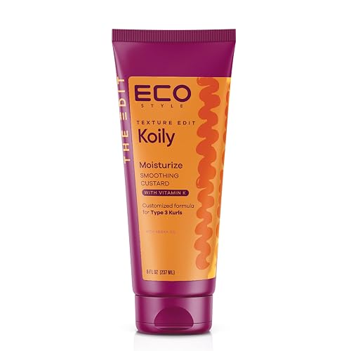 Eco Style, Texture Edit, Koily Moisturize Smoothing Butter for Type 4 curly hair - A sulfate-free, ultra-rich curly hair conditioner that provides Beauty & Personal Care Eco Style