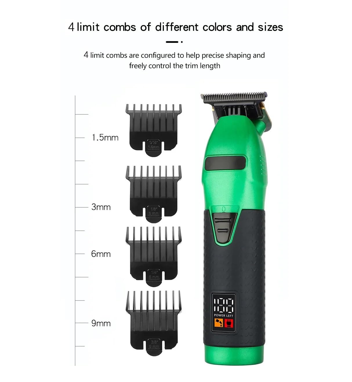 GLESVOWIO Hair Clippers for Men Rechargeable Trimmer for Shaver Professional Clipper Beard Cutting Machine Barber Cut(Purple with Box) Beauty and Personal Care GLESVOWIO