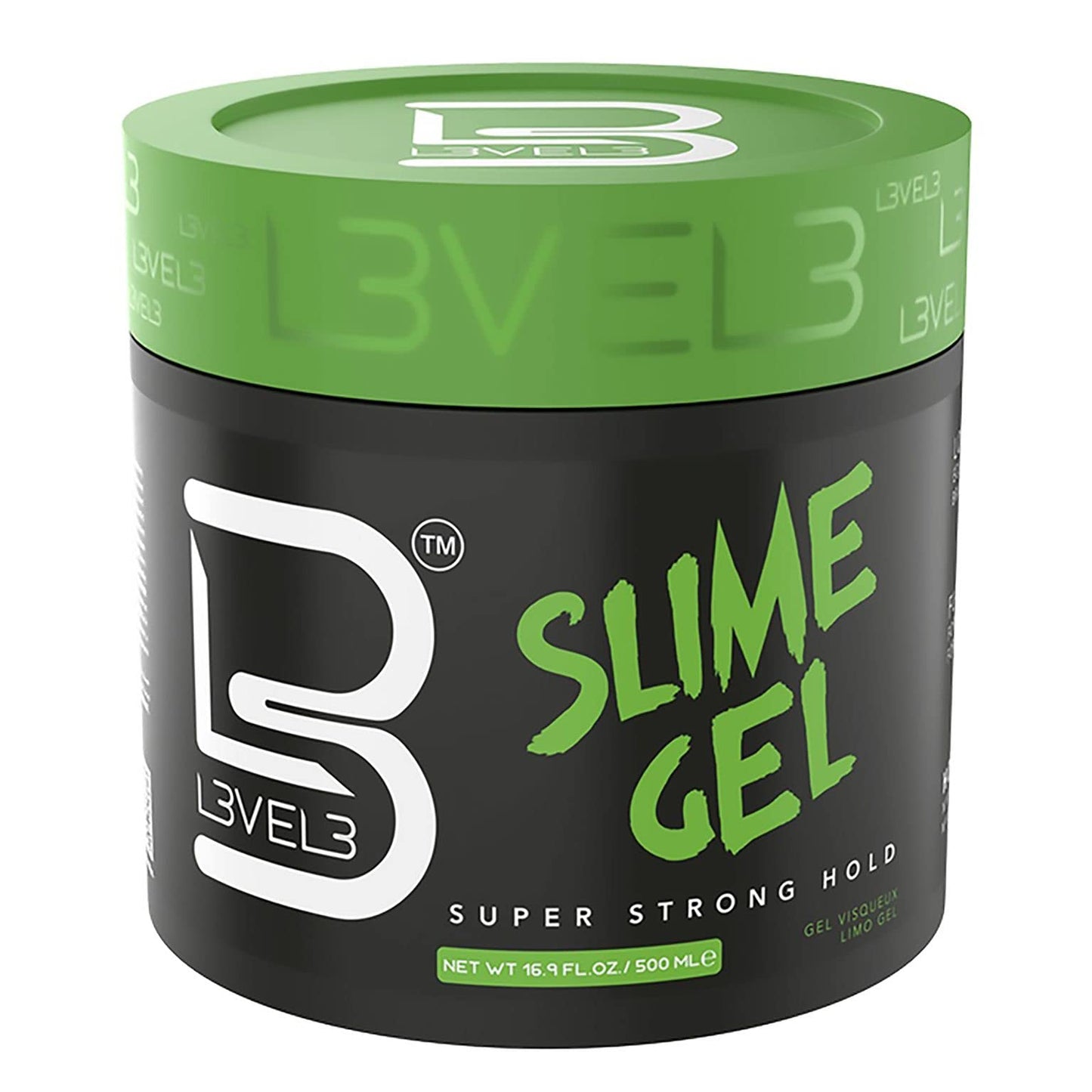 L3 Level 3 Slime Gel - Strong Control Hair Styling Gel - Flake-Free, Long-Lasting Hold - Adds Volume, Texture Beauty & Personal Care L3