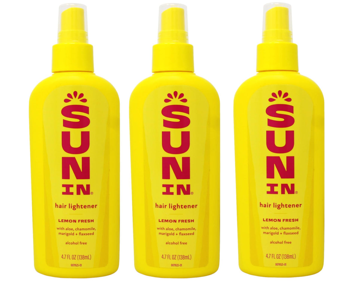 Sun-In Hair Lightener Spray Lemon Fresh 4.70 oz (Pack of 3) Beauty & Personal Care Sun In