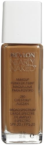 Revlon Nearly Naked Liquid Makeup Broad Spectrum SPF 20, #280 Chestnut, 1 Fluid Ounce Beauty & Personal Care REVLON