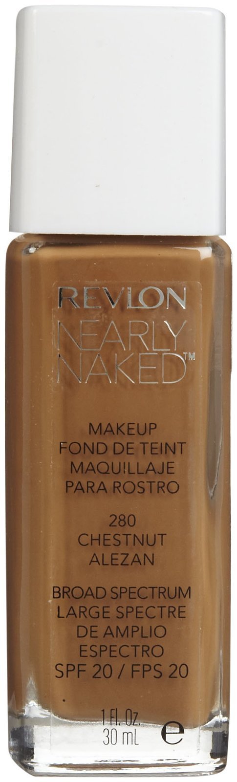 Revlon Nearly Naked Liquid Makeup Broad Spectrum SPF 20, #280 Chestnut, 1 Fluid Ounce Beauty & Personal Care REVLON