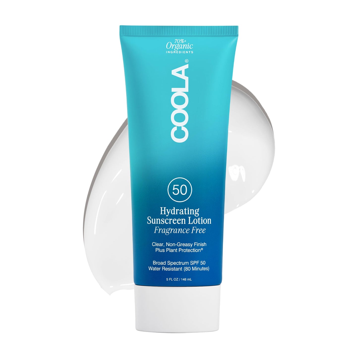 COOLA Organic Sunscreen SPF 50 Sunblock Body Lotion, Dermatologist Tested Skin Care for Daily Protection, Vegan and Gluten Free, Fragrance Free, 5 Fl Beauty & Personal Care COOLA