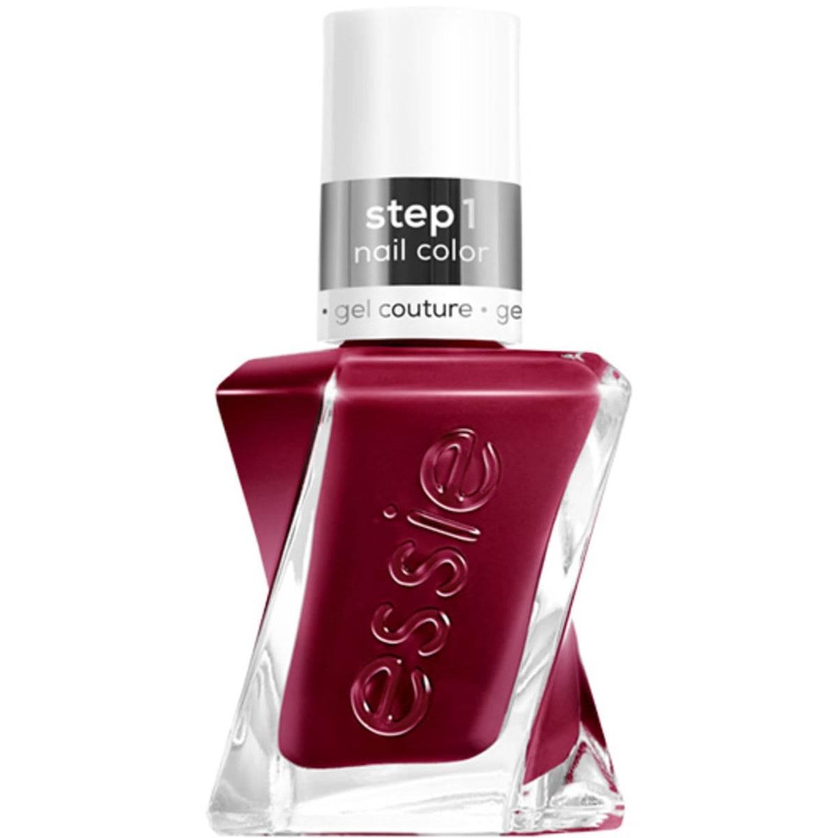 essie Gel Couture 2-Step Longwear Nail Polish, Gala-Vanting, Deep Red Nail Polish, 0.46 fl. oz. Beauty & Personal Care essie