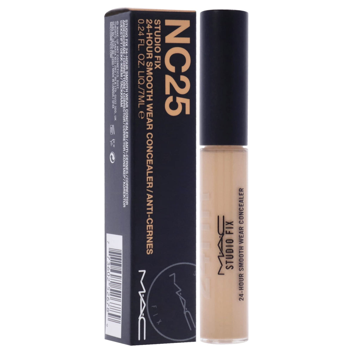Studio Fix 24 Hour Smooth Wear Concealer - NC25 by MAC for Women - 0.24 oz Concealer Beauty & Personal Care MAC