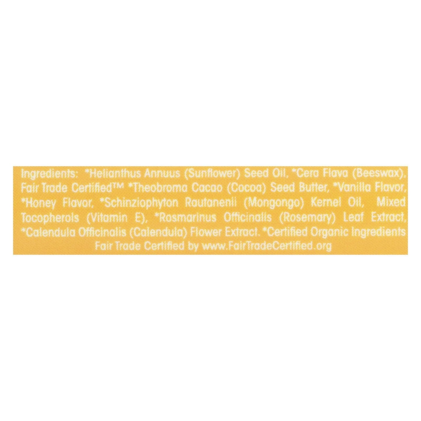 Mongo Kiss Display Center - Lip Balm - Organic - Eco Lips - Vanilla Honey - .25 Oz - Case Of 15 Beauty and Personal Care Mongo Kiss