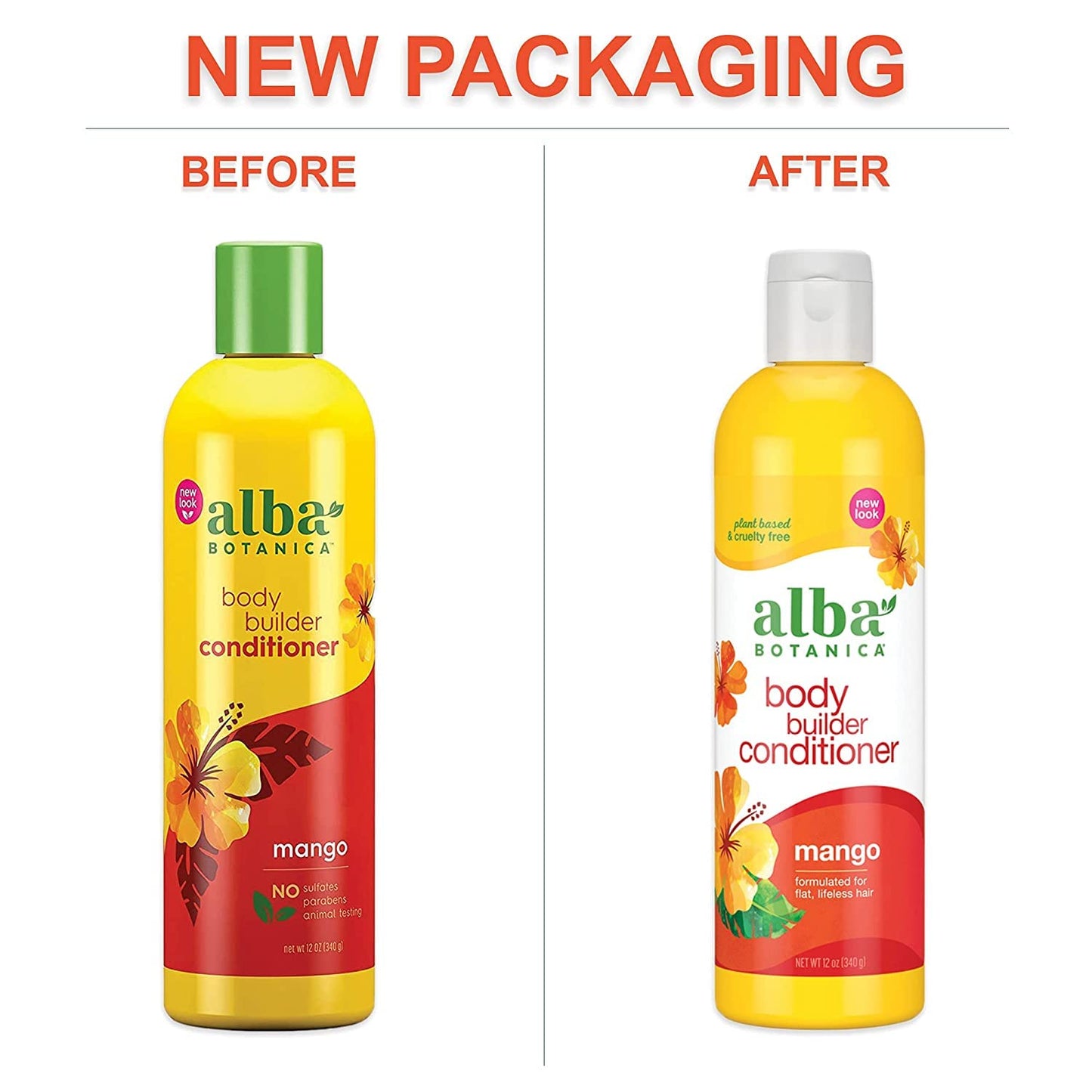 Alba Botanica Body Builder Conditioner, Mango, 12 Oz Beauty & Personal Care Alba Botanica