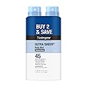 Neutrogena Ultra Sheer Sunscreen Spray SPF 45 Body Mist, Lightweight Non-Greasy Broad Spectrum UVA/UVB Protection, Oil-Free & Non-Comedogenic Water Beauty & Personal Care Neutrogena