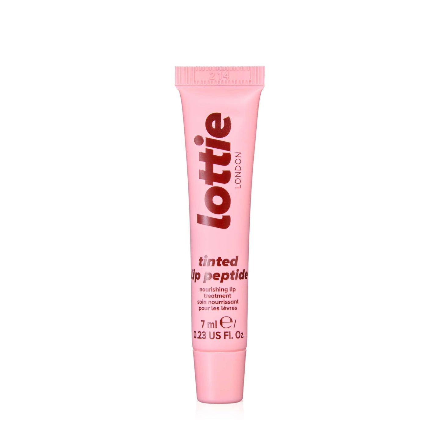 Lottie London Tinted Lip Peptide in Cotton Candy, Hydrating skincare / makeup hybrid lip balm with Shea Butter & Vitamin E to repair and nourish lips Beauty and Personal Care Lottie London