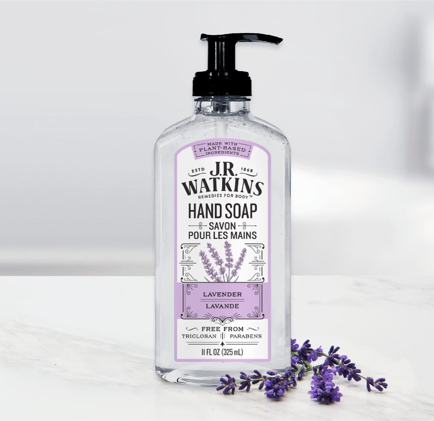 J.r. Watkins Natural Home Care Hand Soap, Lavender - 11 Oz Beauty & Personal Care J.R. Watkins
