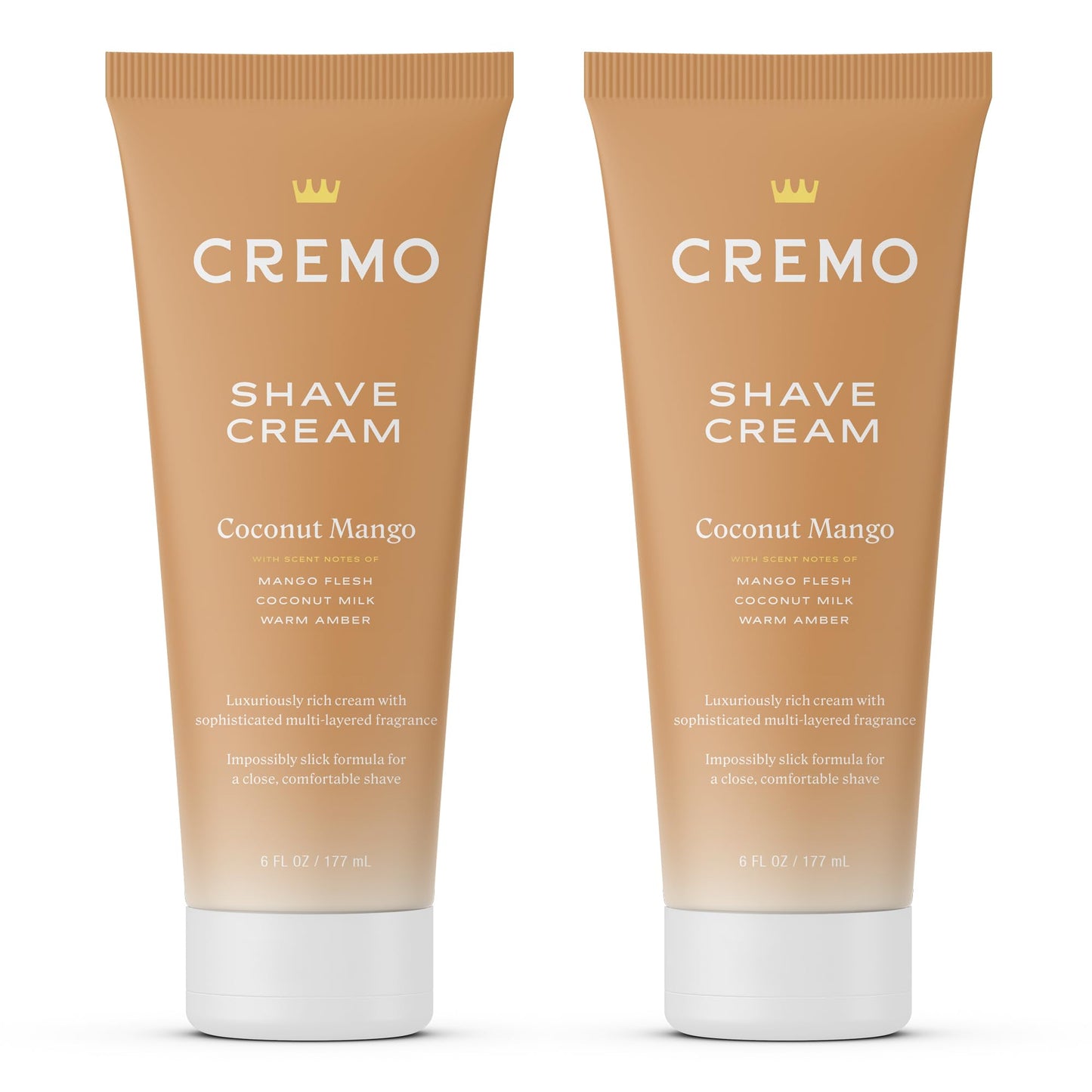 Cremo Womens Shaving Cream Sensitive Skin, Moisturizing, Coconut Mango, Ultra-Slick Shave Cream for Women, Fights Nicks, Cuts and Razor Burn, 6 Fl Oz Beauty and Personal Care Cremo