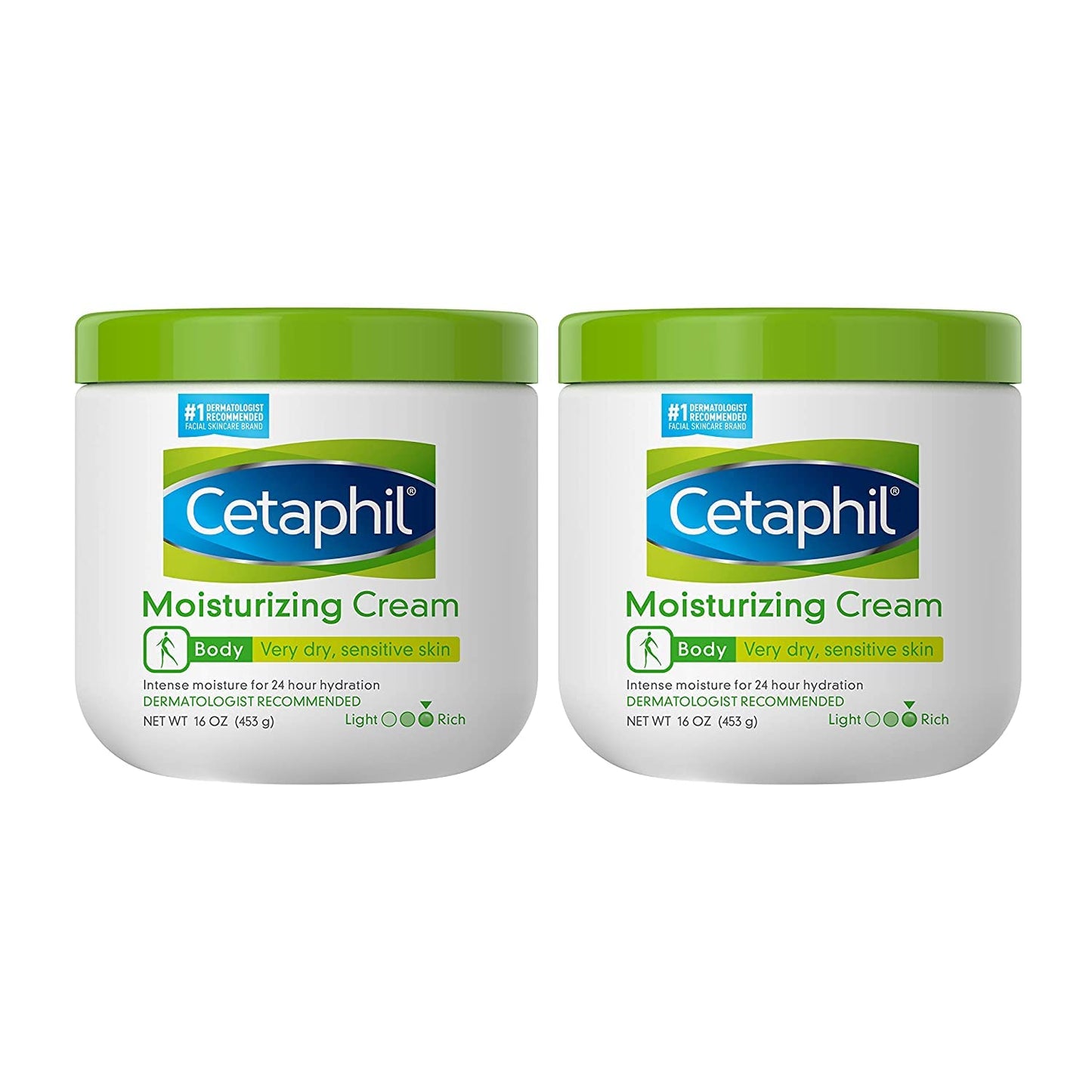 Cetaphil Moisturizing Cream, 16oz (Pack of 2), Hydrating Moisturizer For Dry To Very Dry, Sensitive Skin, Body Cream Completely Restores Skin Barrier Beauty & Personal Care Cetaphil