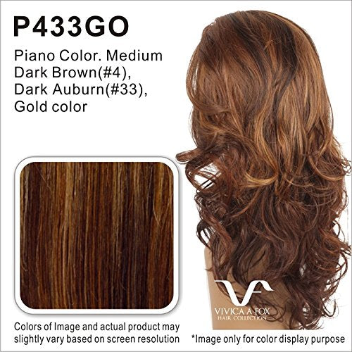 Vivica A. Fox ORLANDO-V Lace Front Wig, New Futura Synthetic Fiber in Color P433GO