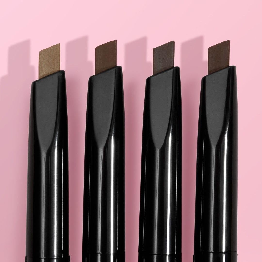 wet n wild Ultimate Eyebrow Retractable Definer Pencil, Medium Brown, Dual-Sided Brow Brush, Fine Tip, Shapes, Defines, Fills Brow Makeup Beauty & Personal Care wet n wild