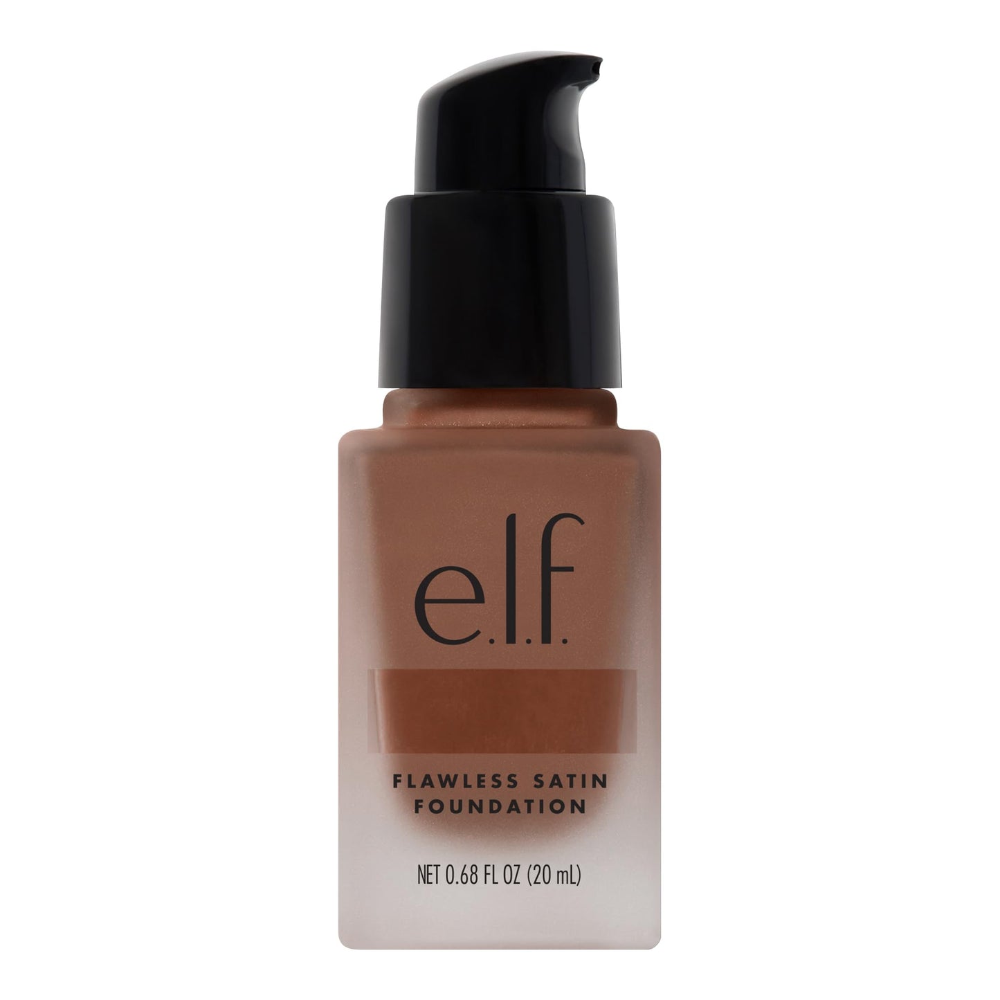 e.l.f. Flawless Satin Foundation, Lightweight & Medium Coverage, Semi-Matte Finish, Vegan , Spice, 0.68 Fl Oz (20mL) Beauty & Personal Care e.l.f.
