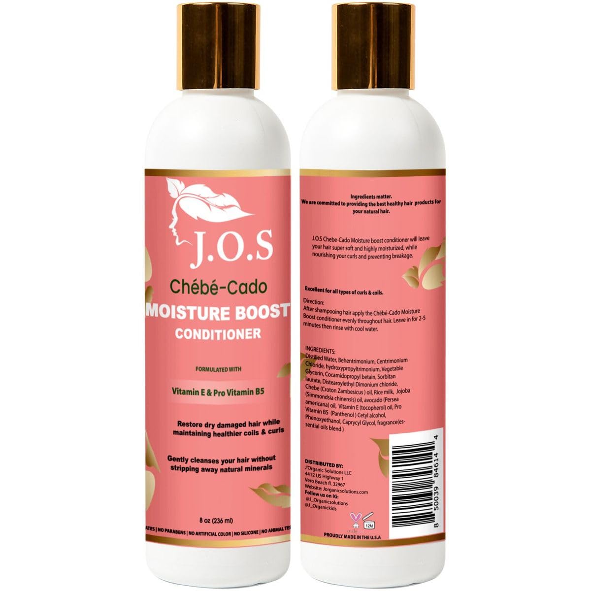 J'Organic Solutions Chébé -Cado Moisture Boost Conditioner Beauty & Personal Care J'Organic Solutions