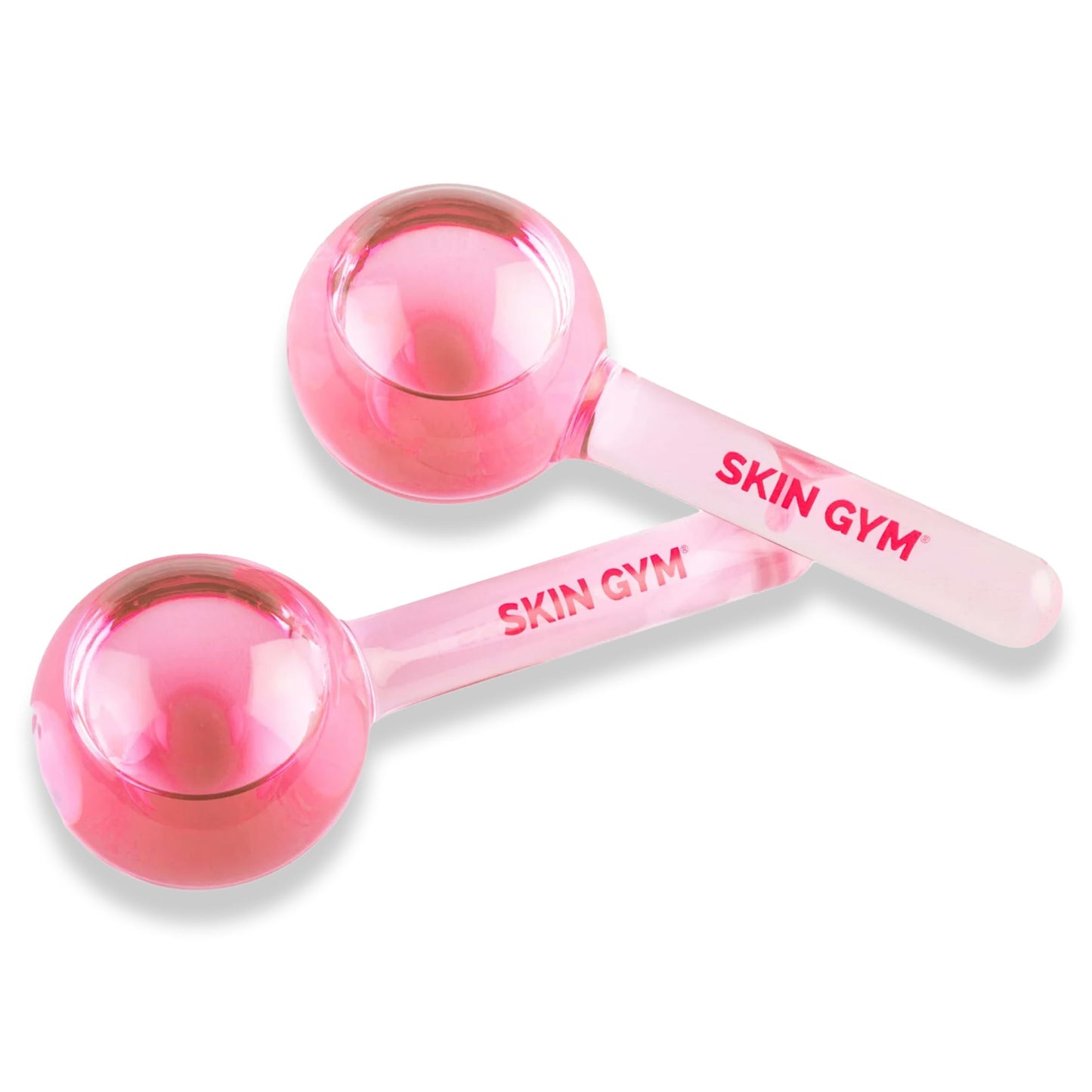 Skin Gym Ice Globe Beauty Balls, Pink Liquid Cryocicles, Cooling Face Roller for Smooth Skin & Enhanced Glow Beauty & Personal Care SKIN GYM
