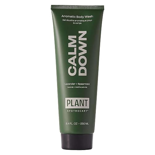 Plant Apothecary Calm Down Natural Aromatherapy Spearmint Body Wash for Women and Men - Shower Gel with Lavender and Chamomile - 8.4 fl oz Beauty & Personal Care plant apothecary