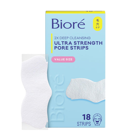 Biore Witch Hazel Ultra Strength Blackhead Remover Pore Strips, 18 ct Beauty and Personal Care Bioré Default Title