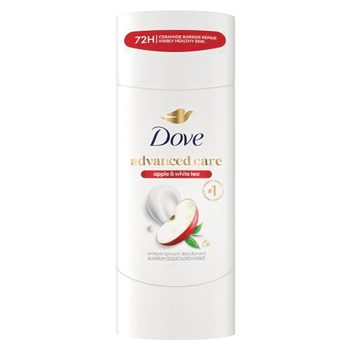 Dove Advanced Care Antiperspirant Deodorant Stick Apple & White Tea to Help Repair Skin Barrier After Shaving, with 72-hour Sweat & Odor Protection Beauty and Personal Care Dove