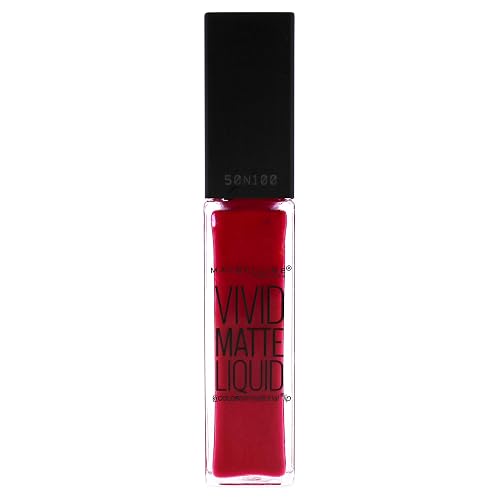 Maybelline New York Color Sensational Vivid Matte Liquid Lipstick, Fuchsia Ecstasy, 0.26 fl. oz. Beauty & Personal Care MAYBELLINE