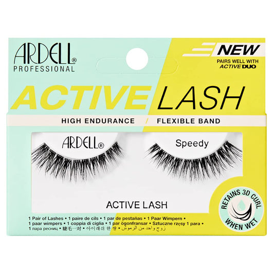 Ardell Active Lashes Speedy - Long-Lasting False Eyelashes, Sweat-Resistant, Natural Look Lashes for Active Wear Beauty & Personal Care Ardell