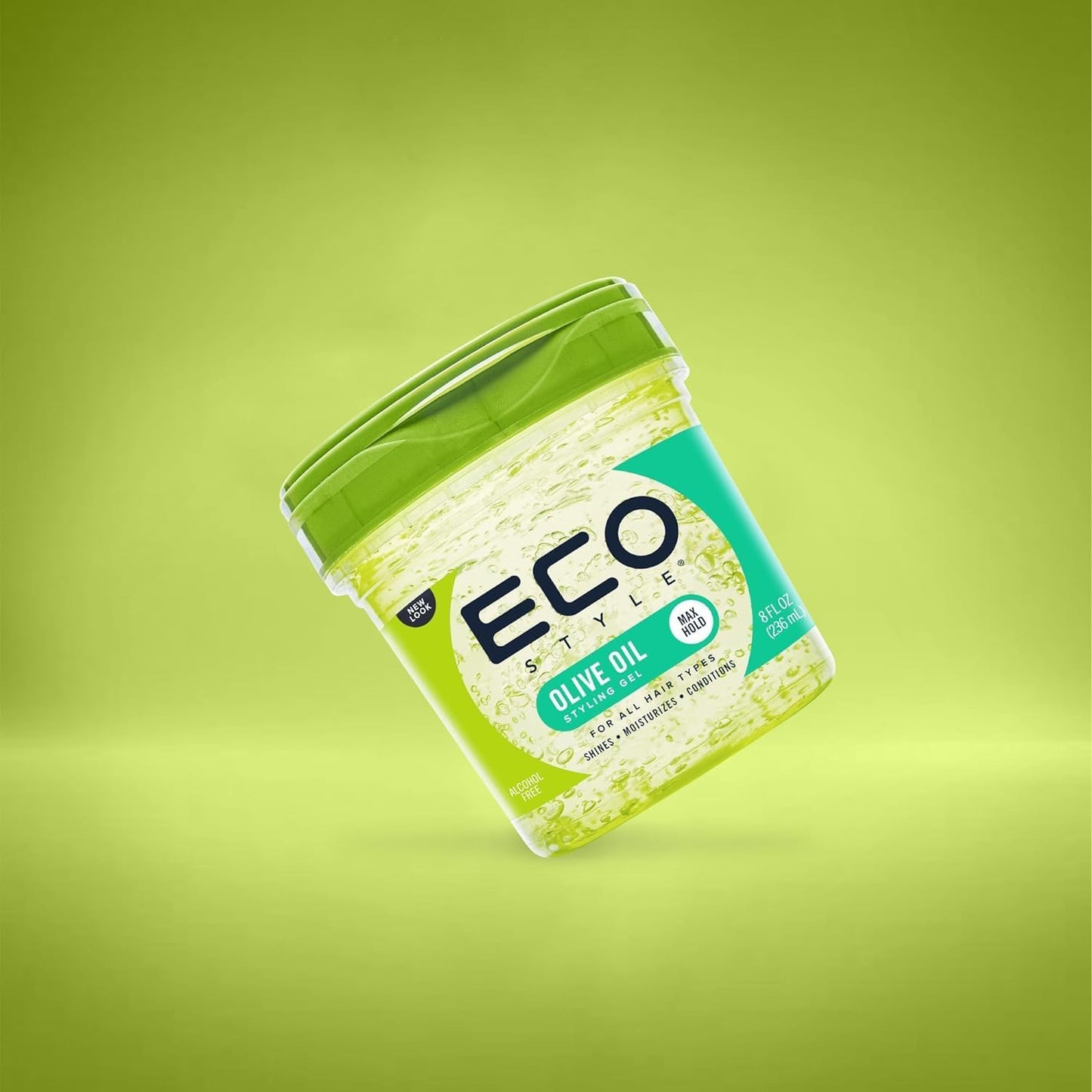 Eco Style Gel Olive Oil Styling - Adds Shine and Tames Split Ends - Delivers Moisture to Scalp - Nourishes And Repairs - Provides Weightless Beauty & Personal Care Eco Style
