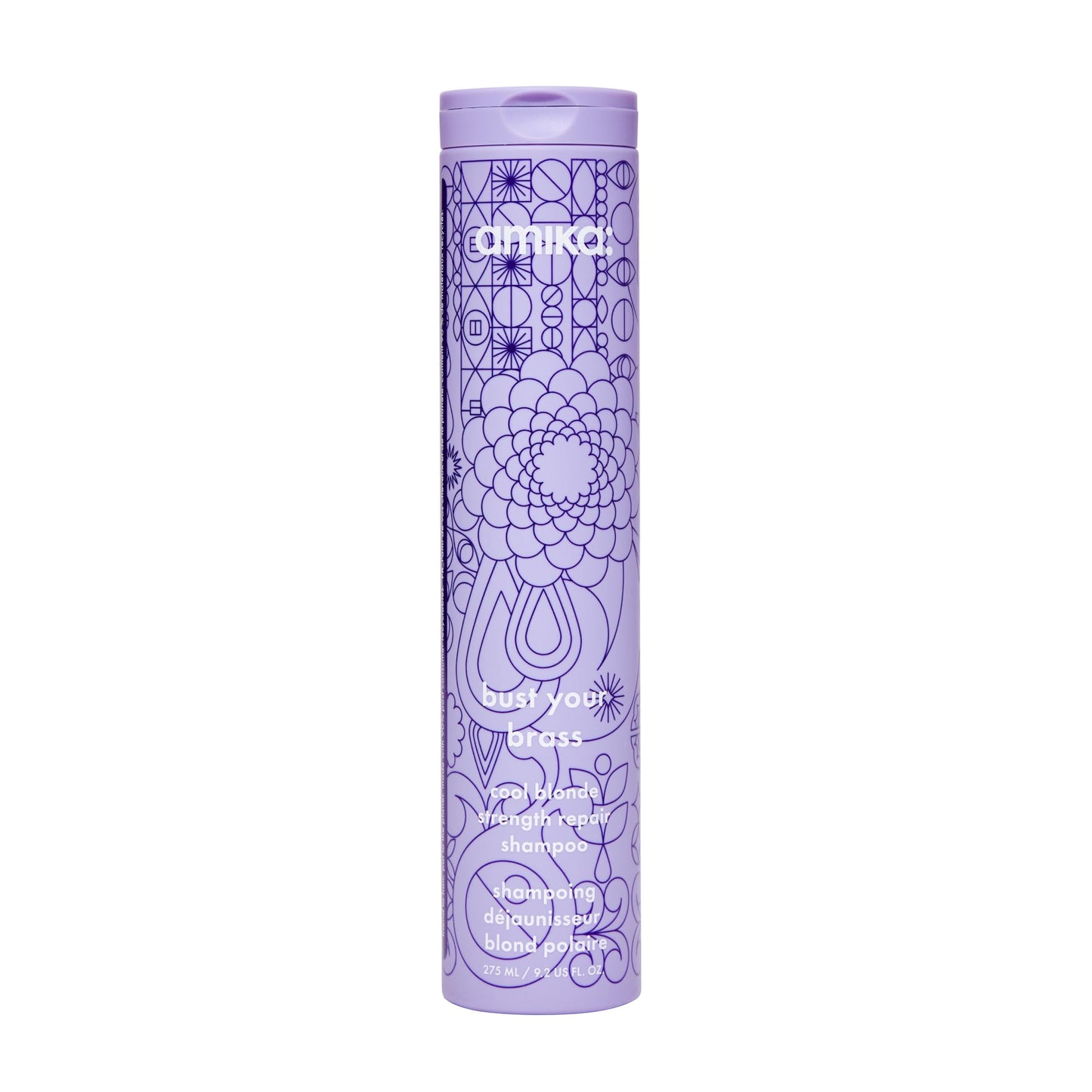 amika bust your brass cool blonde strength repair shampoo, 275ml Beauty & Personal Care Amika