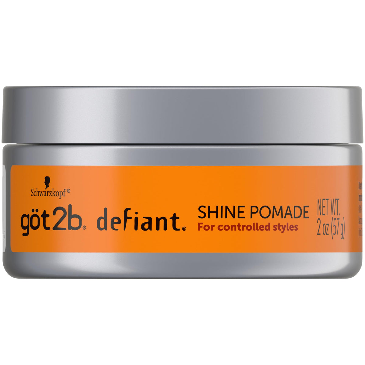 got2b Defiant Shine Pomade, 2 Fl Oz, High Shine Hair Styling Pomade for Men and Women, Creates Texture, Control & Light Hold, Tames Unruly Hair Beauty & Personal Care Got2B