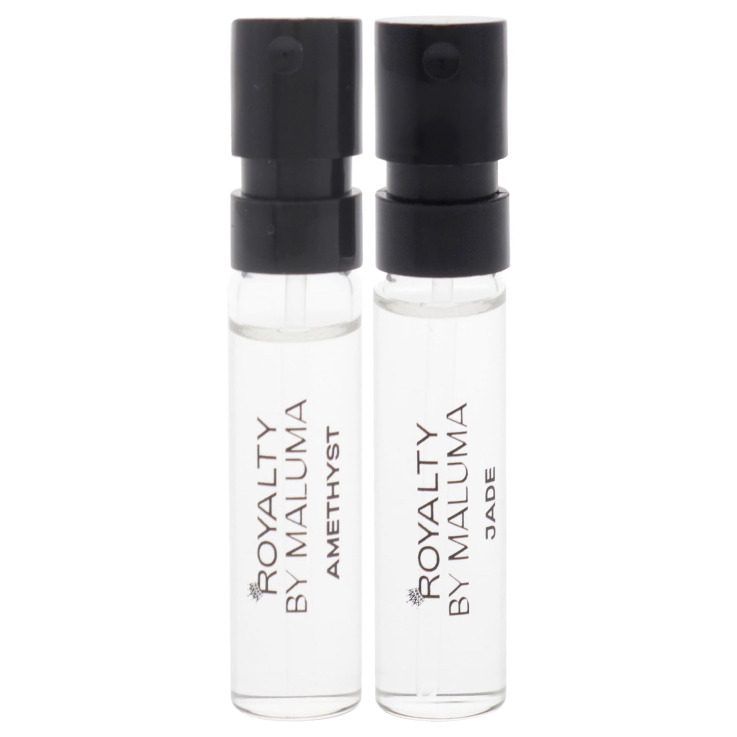 Royalty By Maluma The Queen Collection for Women - 2 Pc Mini Gift Set 0.05oz Jade EDP Spray Vial (Mini), 0.05oz Amethyst EDP Spray Vial (Mini) Beauty & Personal Care Royalty By Maluma