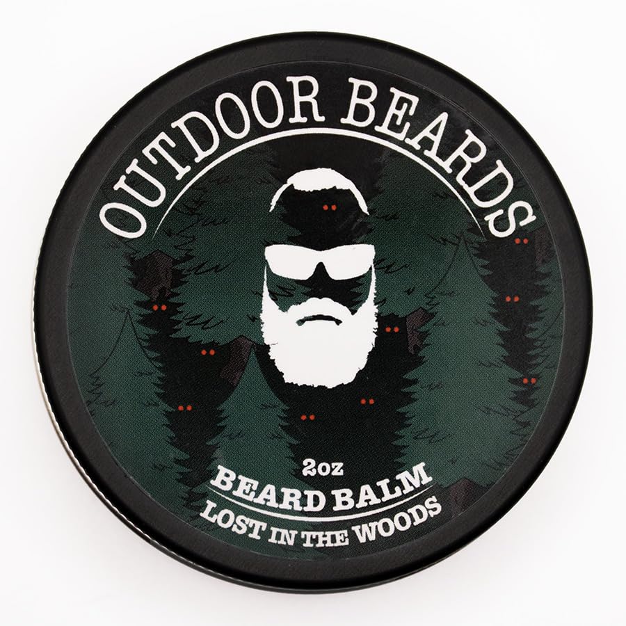 Outdoor Beards Beard Balm - 2 oz Cleansing Balm for Beards Short or Long - Beard Conditioner for Men - Essential Moisturizer for Every Man's Beard Beauty and Personal Care Outdoor Beards