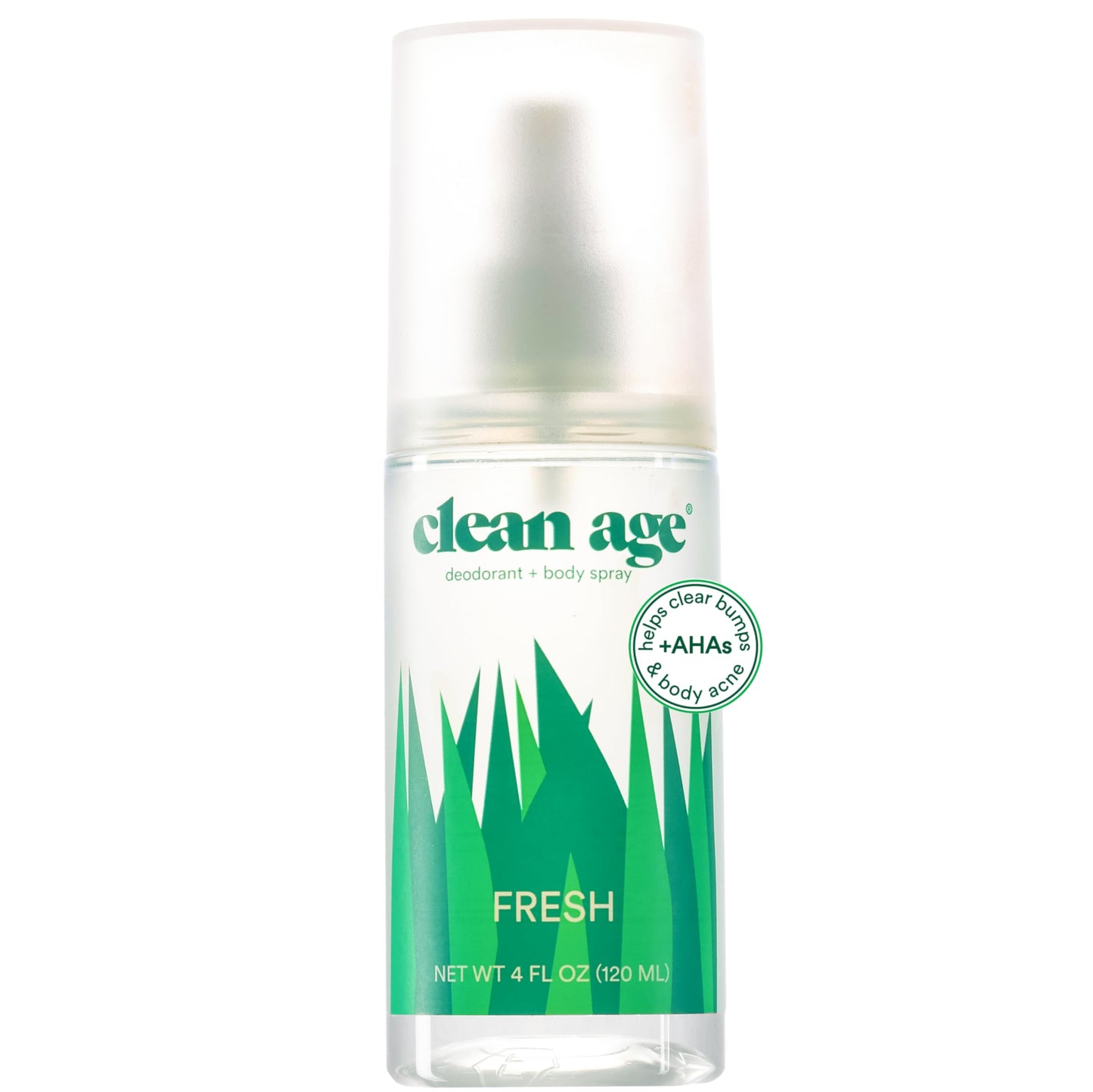 Clean Age - Aluminum Free Deodorant & Body Spray for Whole Body - Fresh 4oz - Clean Deodorant and Body Spray for Teen Boys and Girls - With AHA Fights Beauty and Personal Care CLEAN AGE