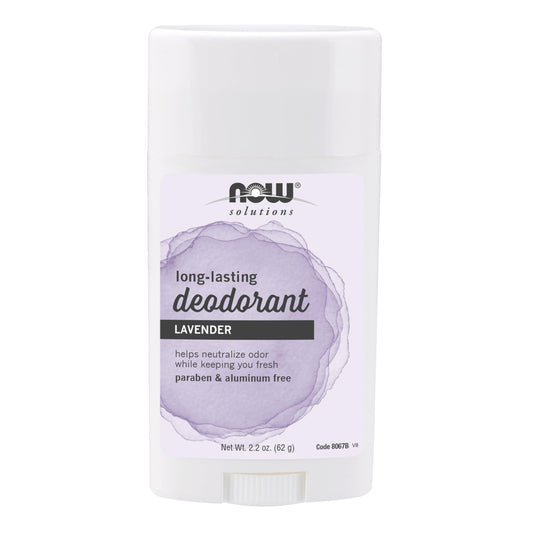 NOW Foods, Deodorant Stick Long Lasting 2.2 OZ Beauty and Personal Care NOW Foods