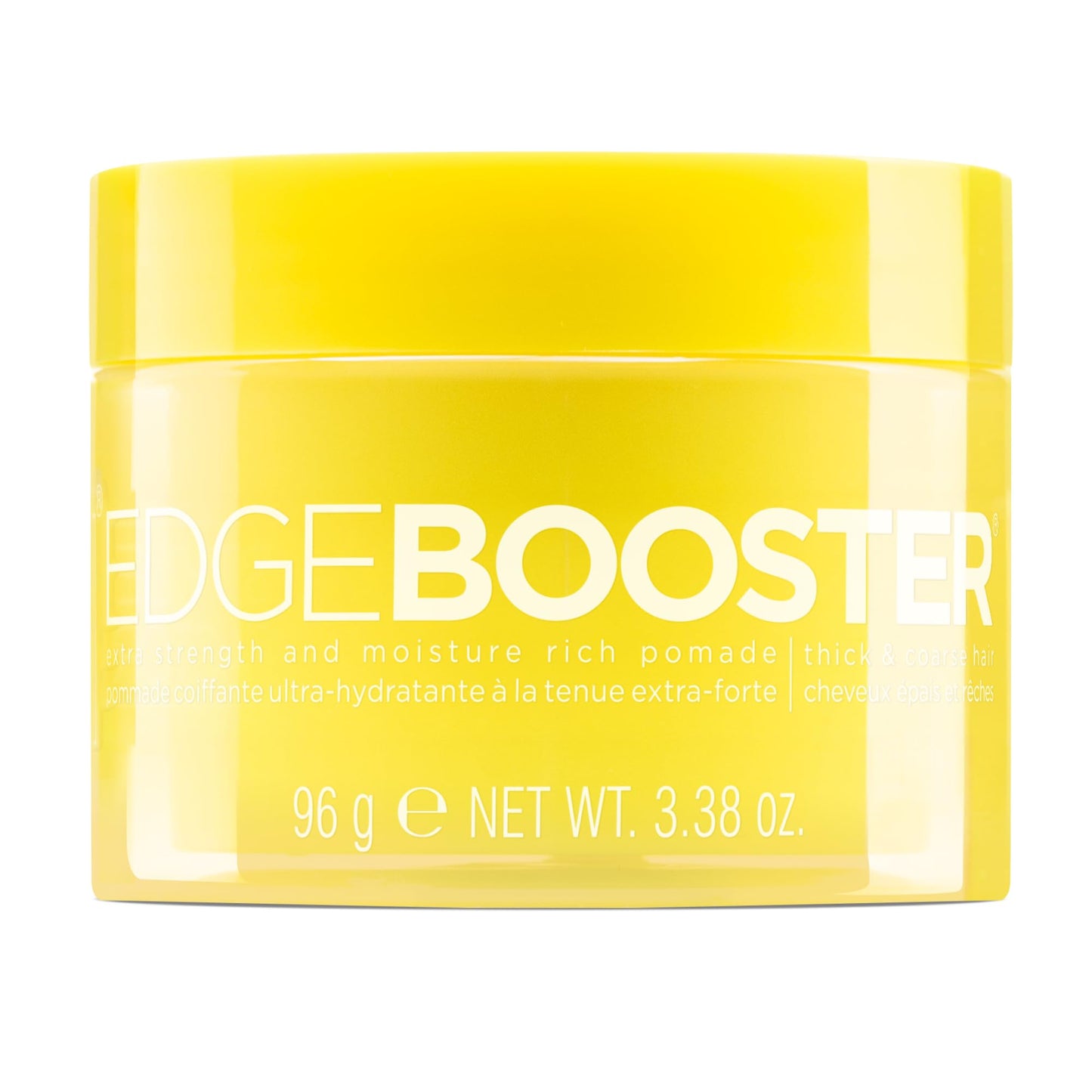 Style Factor Edge Booster Extra Strength & Moisture Rich Pomade | Strong Hold Edge Control Gel for Thick & Coarse Hair | High Shine, Non-Greasy Beauty & Personal Care Style Factor