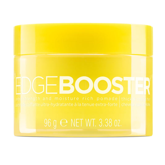 Style Factor Edge Booster Extra Strength & Moisture Rich Pomade | Strong Hold Edge Control Gel for Thick & Coarse Hair | High Shine, Non-Greasy Beauty & Personal Care Style Factor