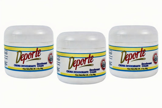 Deporte Deodorant Cream Unscented 2oz 3 Pieces Beauty and Personal Care Roldan