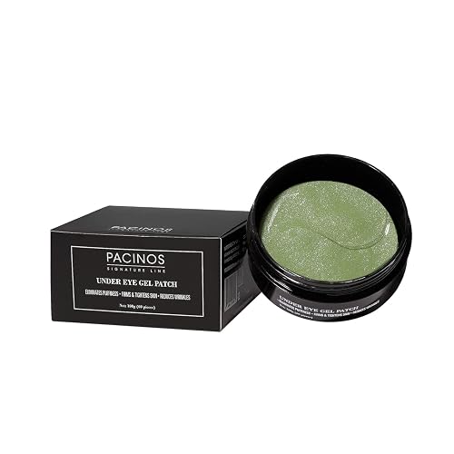 Pacinos Under Eye Gel Patches - Eliminates Puffiness, Smoothes Wrinkles, Brightens Under Eye Darkness - Firms & Tightens Skin with Vitamin E & B5 Beauty & Personal Care Pacinos