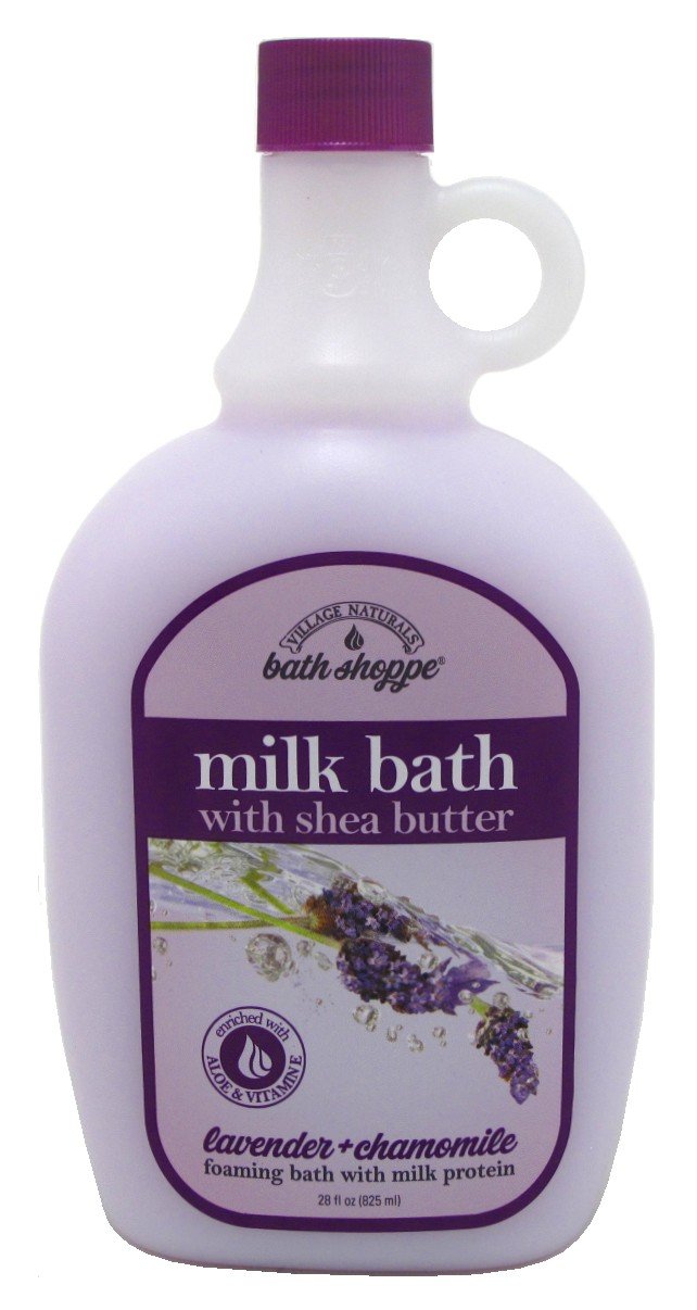 Village Nat. Bath Milk Bath Ultra-Moist Lavendr/Chamo 28 Ounce (828ml) (3 Pack) Beauty & Personal Care Village Naturals Therapy