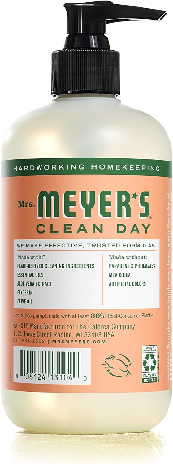 Mrs. MEYER'S Clean Day Liquid Hand Soap Geranium 12.5 Fl Oz (Pack of 1) Beauty & Personal Care Mrs. MEYER'S